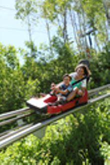 Fun on the Alpine slide