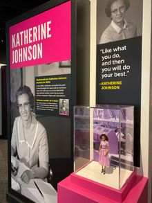 Katherine Johnson role model in Barbie exhibit