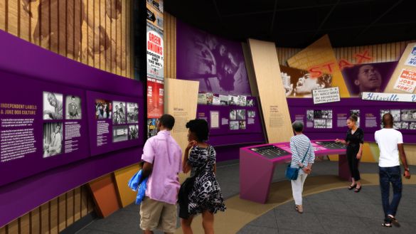 National Museum of African American Music (Rendering) National Museum of African American Music (Rendering)