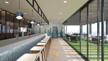 Rooftop lounge
