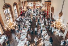 Town hall pancakes - when great sport events or prominent  people visit Copenhagen, they are often invited to have  Town hall pancakes  in the beautiful surroundings in the Copenhagen Town Hall. 