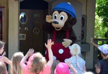 The Danish cartoon character Rasmus Klump in Tivoli Gardens. 