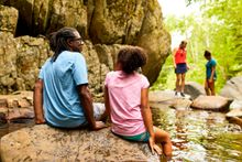 Rangeley, Maine family hike