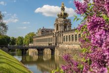 Dresden views: Zwinger Palace in the city's Old Town