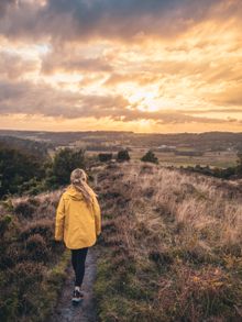 The nature of Rebild Bakker. The Scandinavian concept of friluftsliv means to live in the fresh air. 