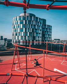 This rooftop-fitness-work-out-area is open to the public - even without training gear you can still enjoy the sunsets, the spectacular ocean views and the trampolines at Konditaget Lüders. Find it at 30 Helsinkigade, 2150 Nordhavn.