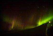 Southern Lights by flight