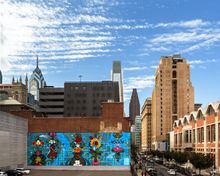 Water Gives Life mural. Photo by Steve Weinik.