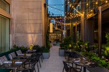 The Wayward brasserie. Photo courtesy of Wayward, Canopy by Hilton Philadelphia Center City.