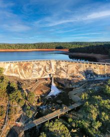 Wellington Dam mega-mural 