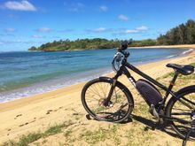 e-bike on south coast