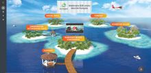 Every area of the My Virtual Maldives platform depicts a unique aspect of the Maldives presented in 3D graphics