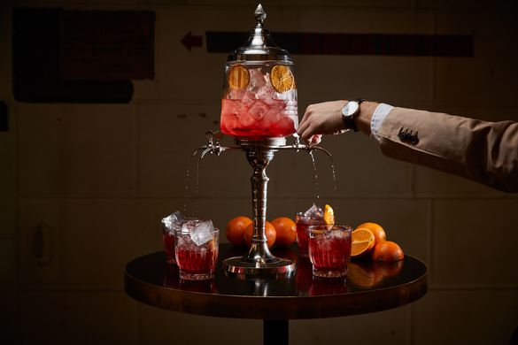 QT Sydney's Negroni Fountain
