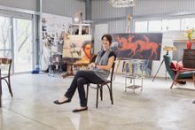 Treeton painter Lauren Wilhelm