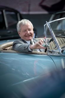  Richard Usher CEO of The Great British Car Journey.  With all the cars finally revealed, The Great british Car Journey launches in a refurbished warehouse in the old wireworks, Ambergate Derbyshire, ahead of next week's official opening.