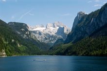 Lake Gosau with Dachstein Massif in the background