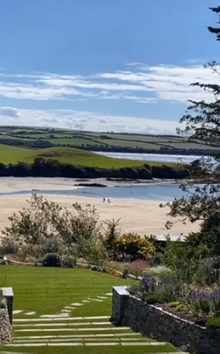 The view from Gordon Ramsay’s Cornwall home. Credit, Gordon Ramsay Instagram 