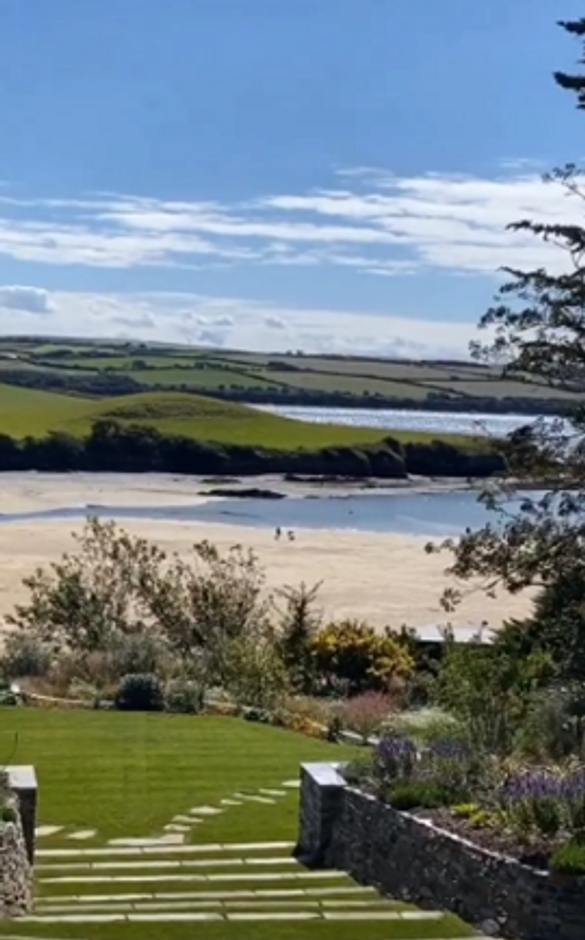 The view from Gordon Ramsay’s Cornwall home. Credit, Gordon Ramsay Instagram The view from Gordon Ramsay’s Cornwall home. Credit, Gordon Ramsay Instagram