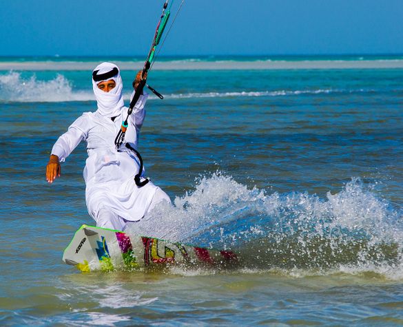 Kiting in Qatar