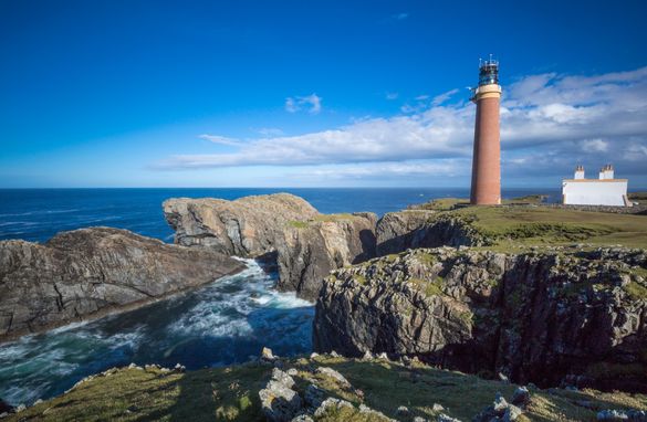 Butt of Lewis Lighthouse on the Hebridean Way