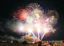 Firewirks over the Matanzas - July 4th, St. Augustine