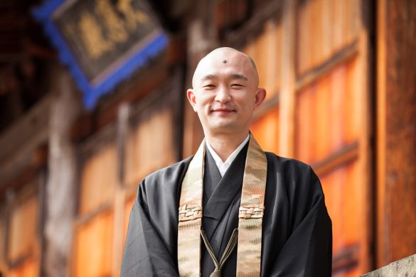 Head monk at Onsenji Temple, Yusho Ogawa Head monk at Onsenji Temple, Yusho Ogawa