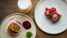 Barr in Copenhagen has recently launched an open faced sandwich menu (smørrebrød) on the weekends. 