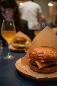You can try the famous Noma burger in Popl in Copenhagen. 