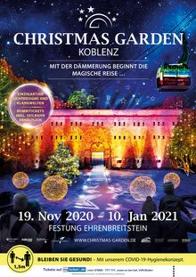 Christmas Garden auf der Festung Ehrenbreitstein