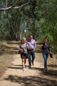 Guided walk along the Tahbilk Eco Trail, VIC