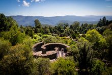The scenic grounds of Blue Mountains Botanic Garden, Mount Tomah.