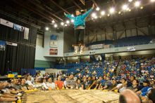 World Eskimo-Indian Olympics in Fairbanks, Alaska.  