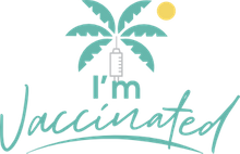 Visit Maldives ‘I’m Vaccinated’ logo.  