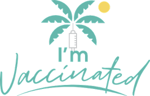 Visit Maldives ‘I’m Vaccinated’ logo.  