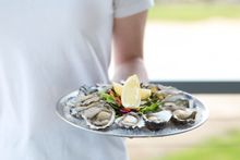 Fresh Sydney Rock Oysters on the menu at Tathra Hotel, Tathra.