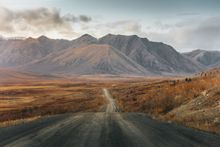 Jeep on the Dempster Highway/Tombstone-Yukon