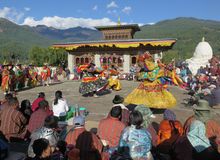 Village festival in Bhutan
