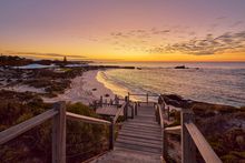 Rottnest Sunset Pinky's Beach