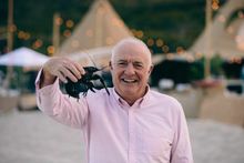 Rick Stein & marron at Castle Rock Beach for Gourmet Escape