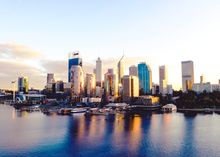 Perth city skyline