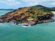 View of Australia's northern islands on the Cape York Air Safari