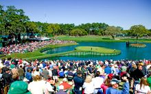 THE PLAYERS Championship takes place at the PLAYERS Stadium Course at TPC Sawgrass each year in May.