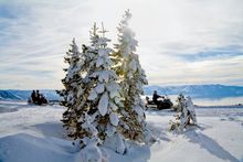 Zephyr Cove Snowmobile Center offers tours from late November until mid-April, featuring lake views at 9,000 feet on the Nevada 