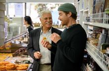 Russell Sajadi and Hayden Quinn at Bahar Persian Food, Ryde Russell Sajadi and Hayden Quinn at Bahar Persian Food, Ryde