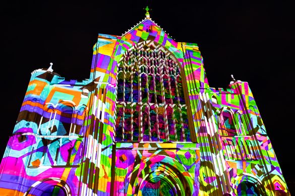 Nick Azidis ProjectionTeknik 2020 Norwich Cathedral