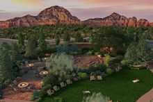 Sedona - The Wilde Resort - The Grove Open Space Dusk