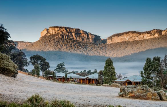 Morning mist passing through Emirates One&Only Wolgan Valley Morning mist passing through Emirates One&Only Wolgan Valley