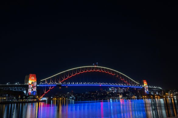 ICONIC MUSIC SENSATION ABBA LAUNCH THEIR NEW ALBUM VOYAGE WITH DAZZLING SYDNEY HARBOUR BRIDGE DISPLAY_CREDIT: WILL HARTL