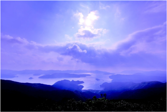 View from Amami-Oshima Island, part of a collective of islands in Kagoshima and Okinawa Prefecture recently named a UNESCO World Heritage Site