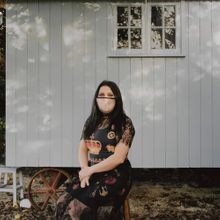 Dr Janina Ramirez, who is featured in the MASKED photographic exhibition